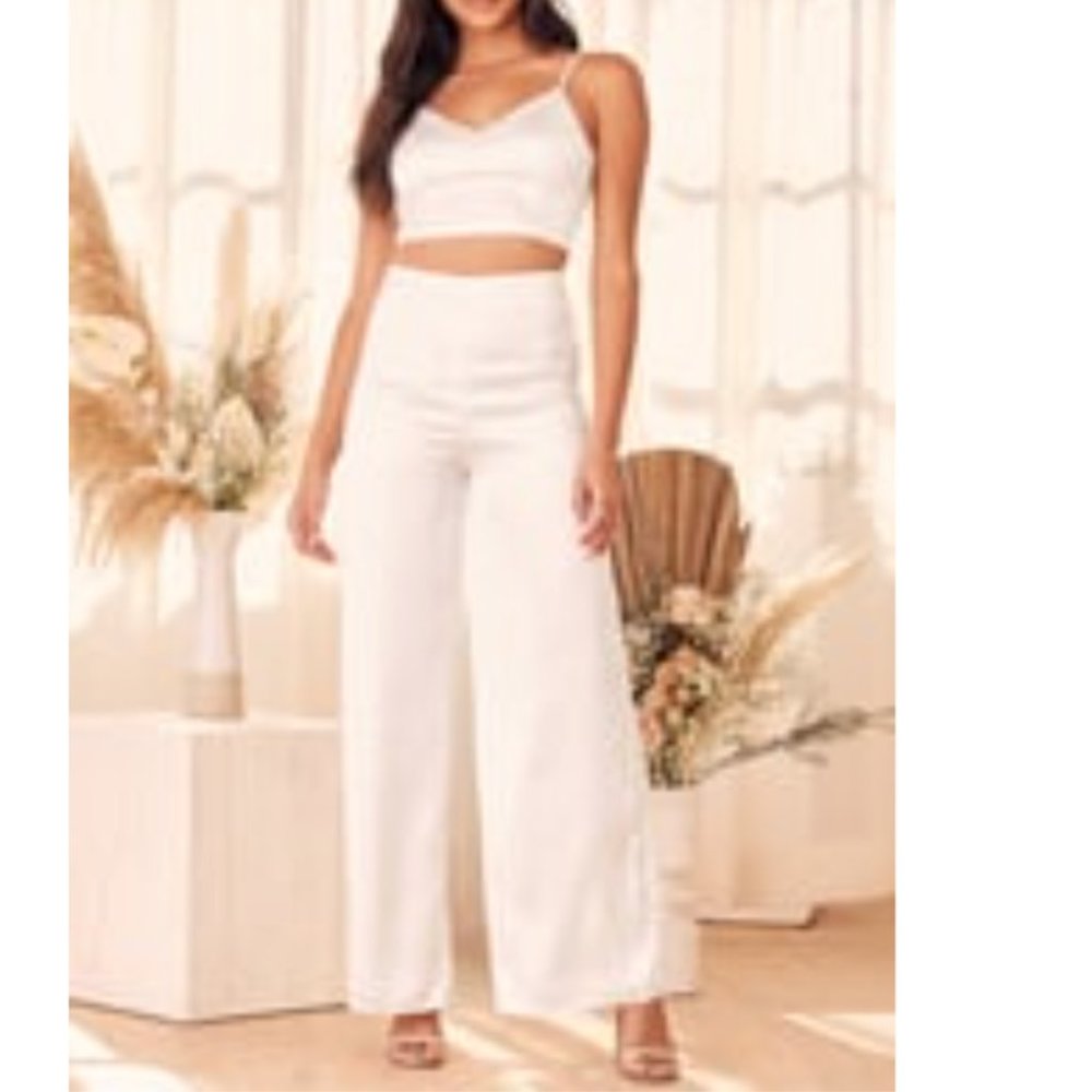 Lulus White Pant Set